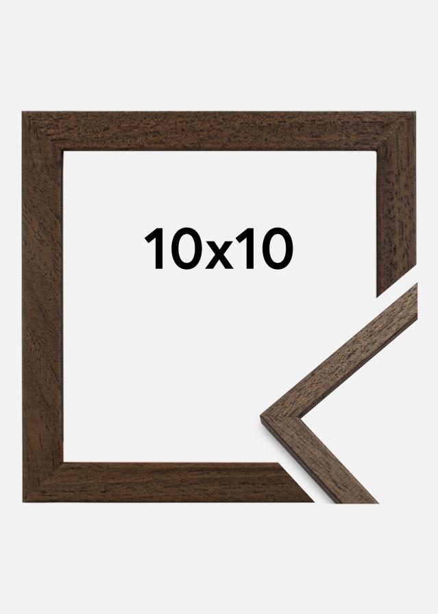 Fotolijst Edsbyn Acrylglas Walnoot 10x10 cm
