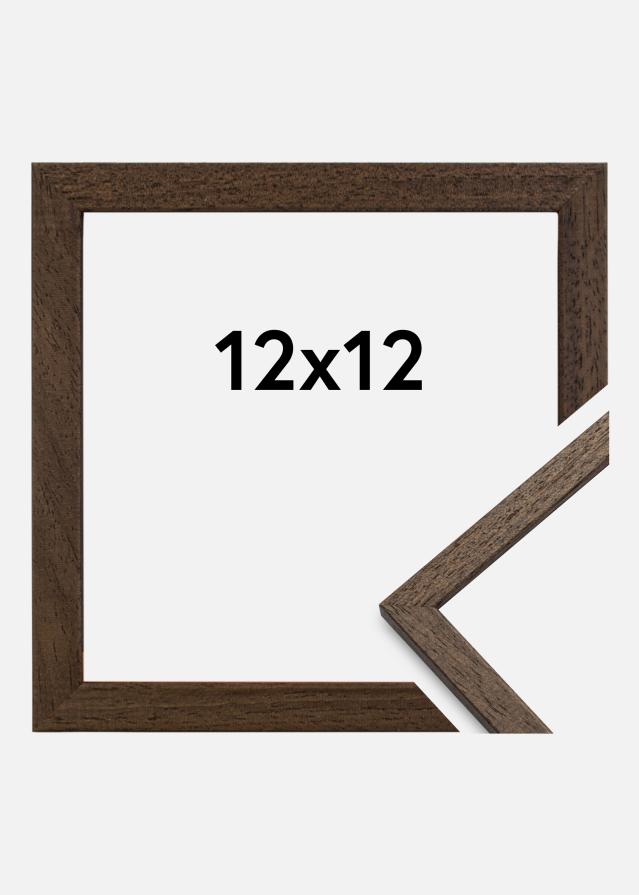 Fotolijst Edsbyn Acrylglas Walnoot 12x12 cm