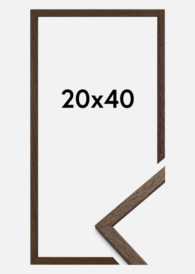Fotolijst Edsbyn Acrylglas Walnoot 20x40 cm