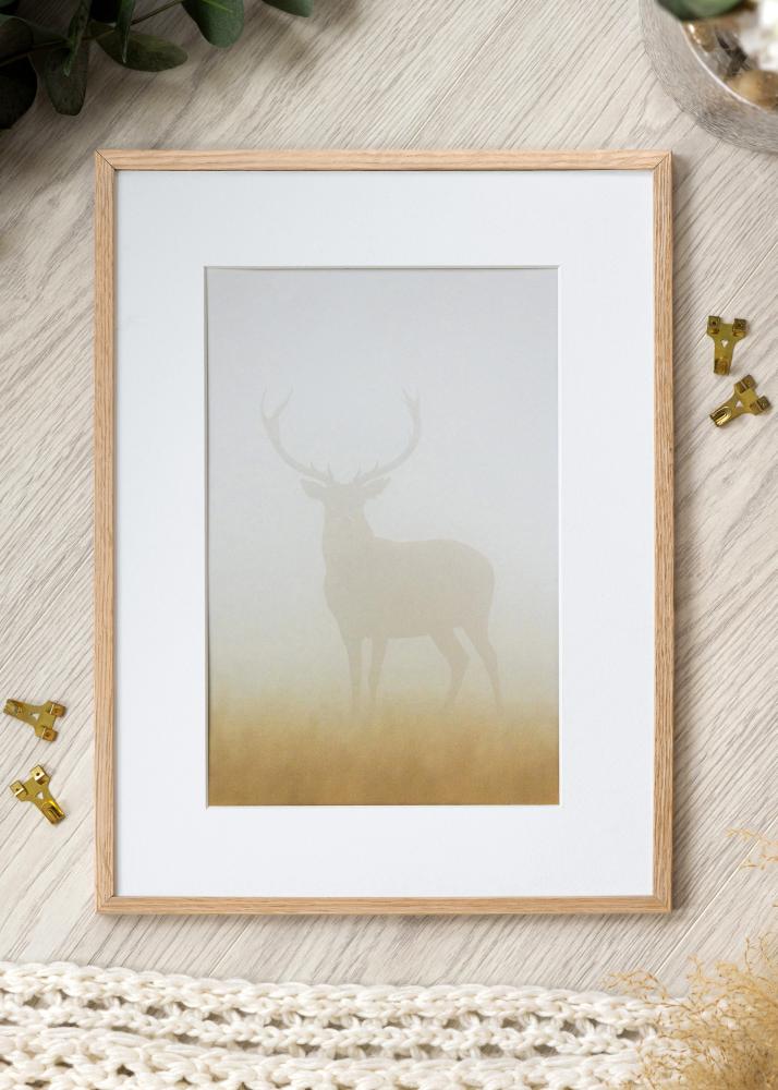 Fotolijst Smal Eikenhout Acrylglas 13x18 cm