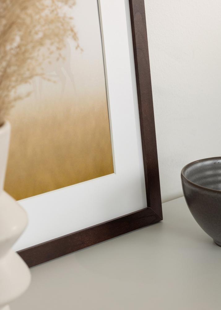 Fotolijst BGA Classic Acrylglas Walnoot 60x80 cm