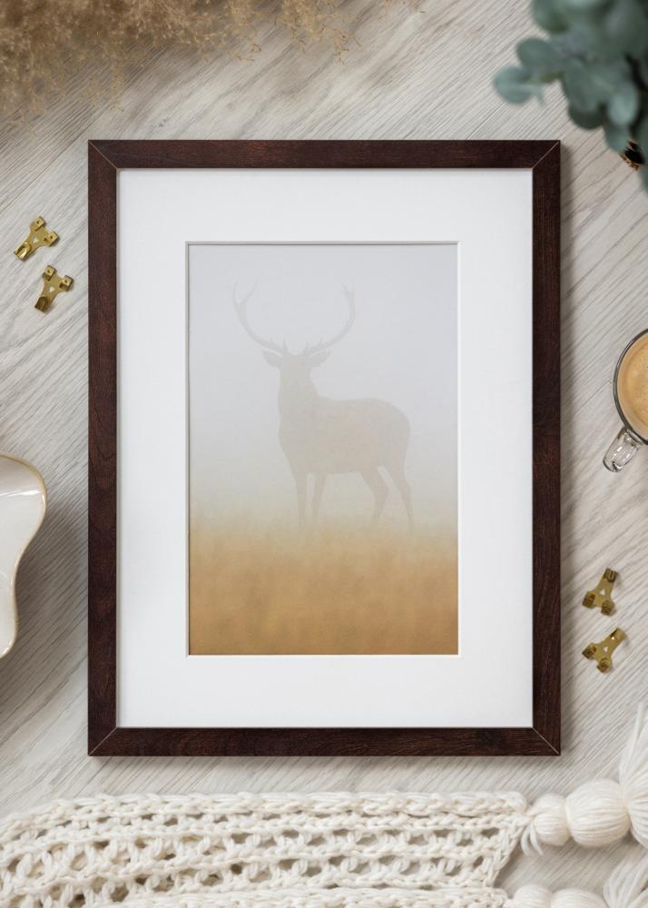 Fotolijst BGA Classic Acrylglas Walnoot 60x80 cm