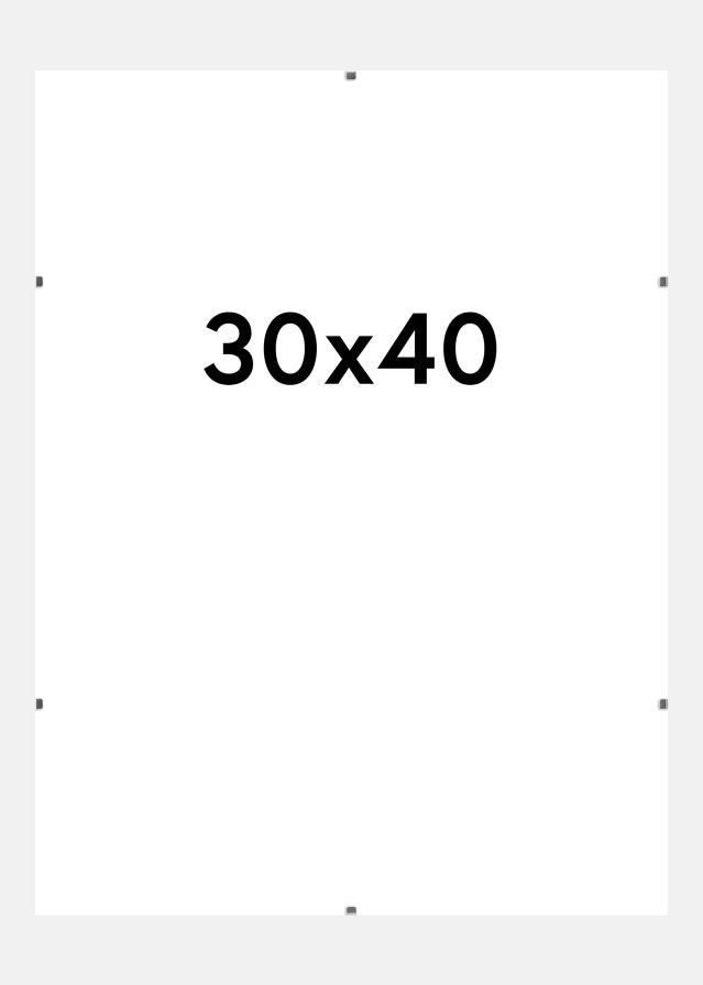 Cliplijst Mat Ontspiegeld glas 30x40 cm