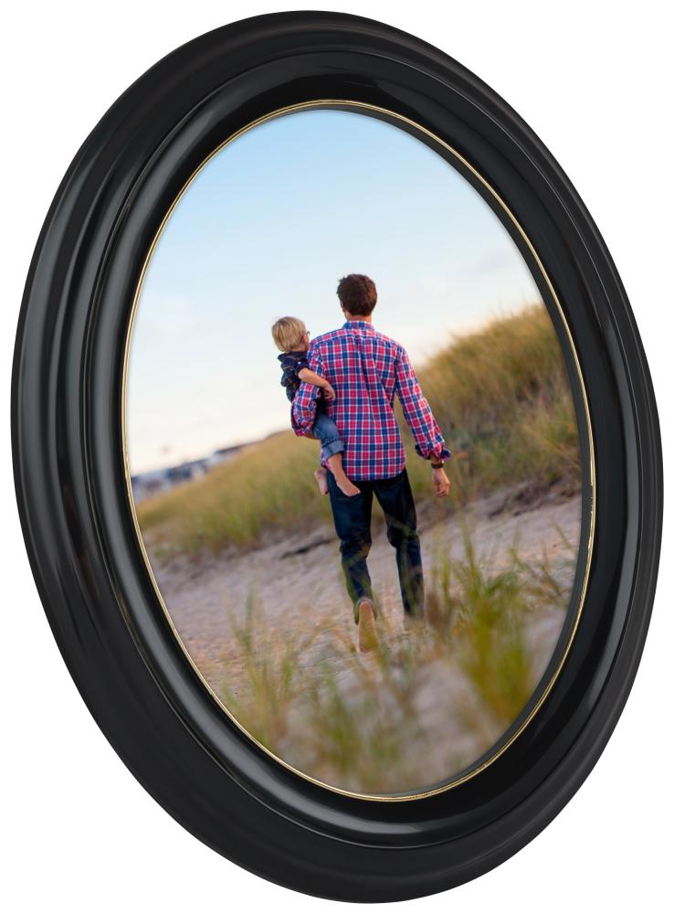 Eiri Mozart Ovaal Zwart 18x24 cm