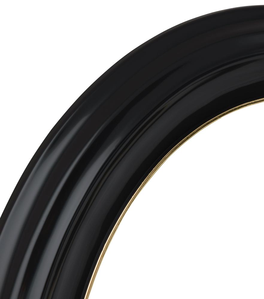 Eiri Mozart Ovaal Zwart 18x24 cm