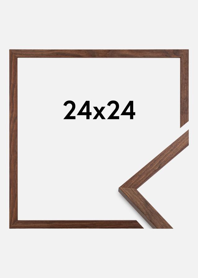Fotolijst Galant Acrylglas Walnoot 24x24 cm