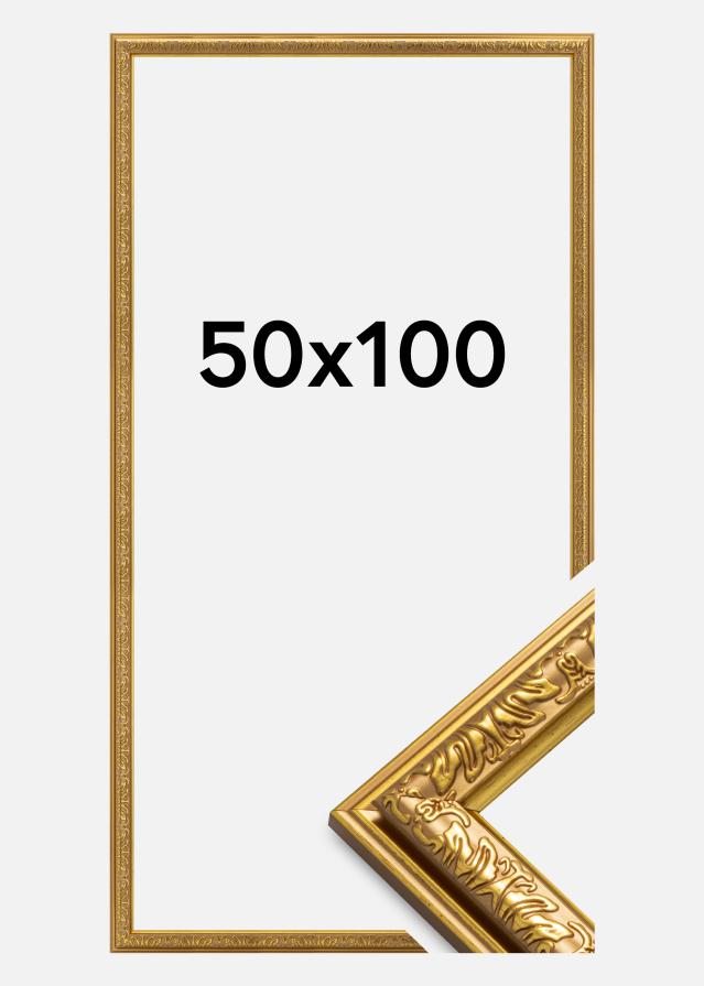 Fotolijst Nostalgia Acrylglas Goud 50x100 cm
