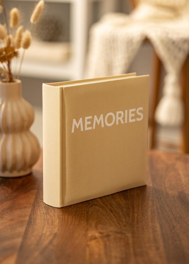 Memories Linnen Album Beige- 200 foto's van 10x15 cm
