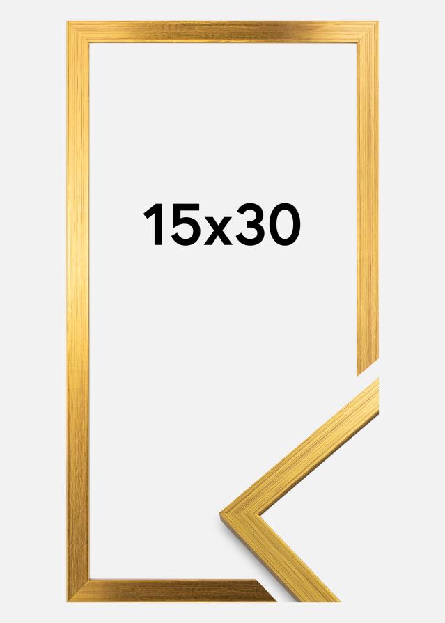 Fotolijst Edsbyn Acrylglas Goud 15x30 cm