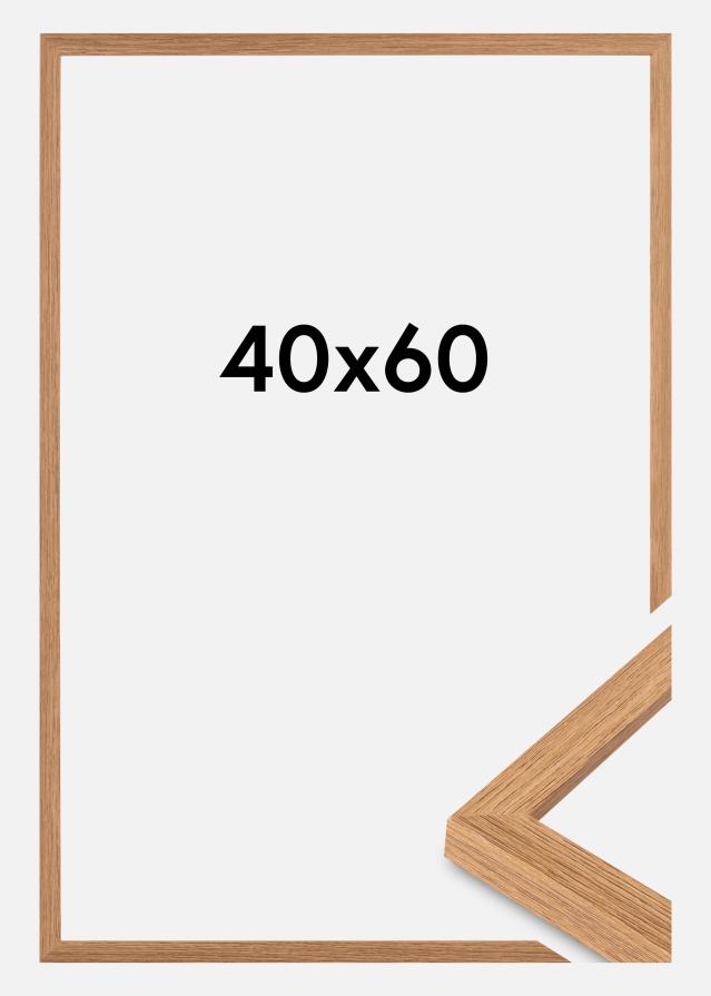 Fotolijst Modern Acrylglas Teak 40x60cm