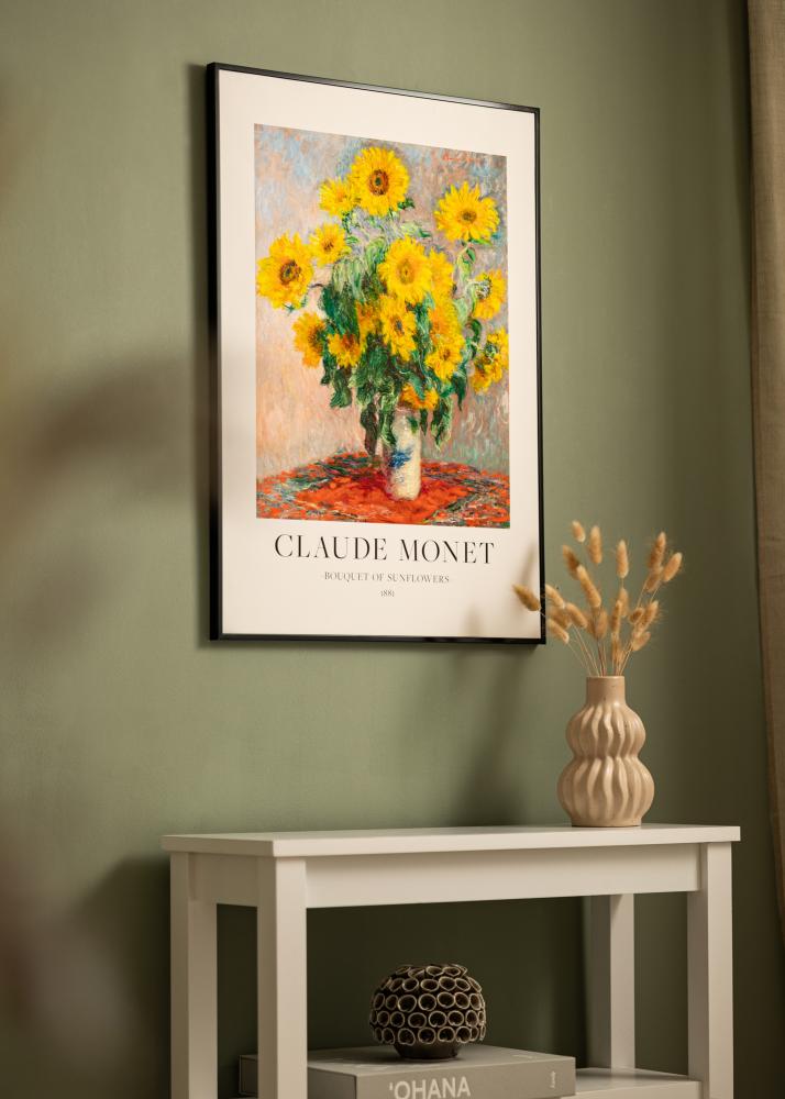 Aluminium fotolijst Acrylglas Zwart 50x70 cm