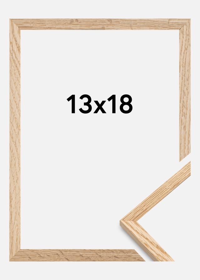 Fotolijst Smal Eikenhout Acrylglas 13x18 cm