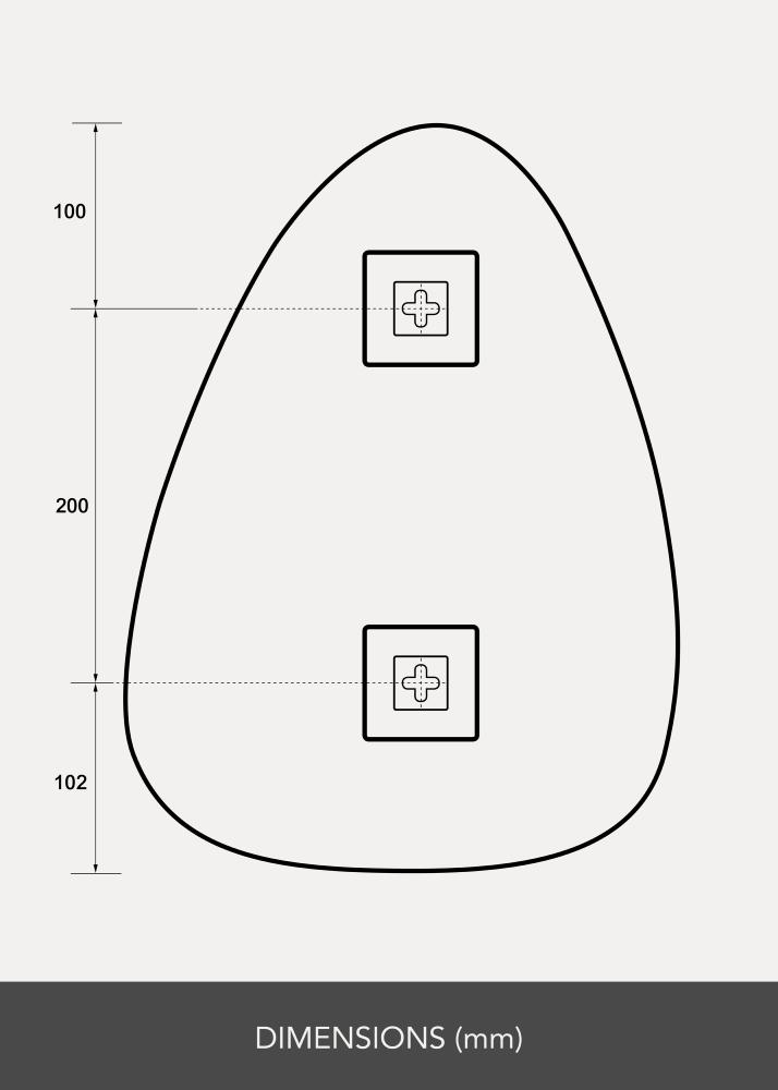 KAILA Spiegel Shape I 30x40 cm