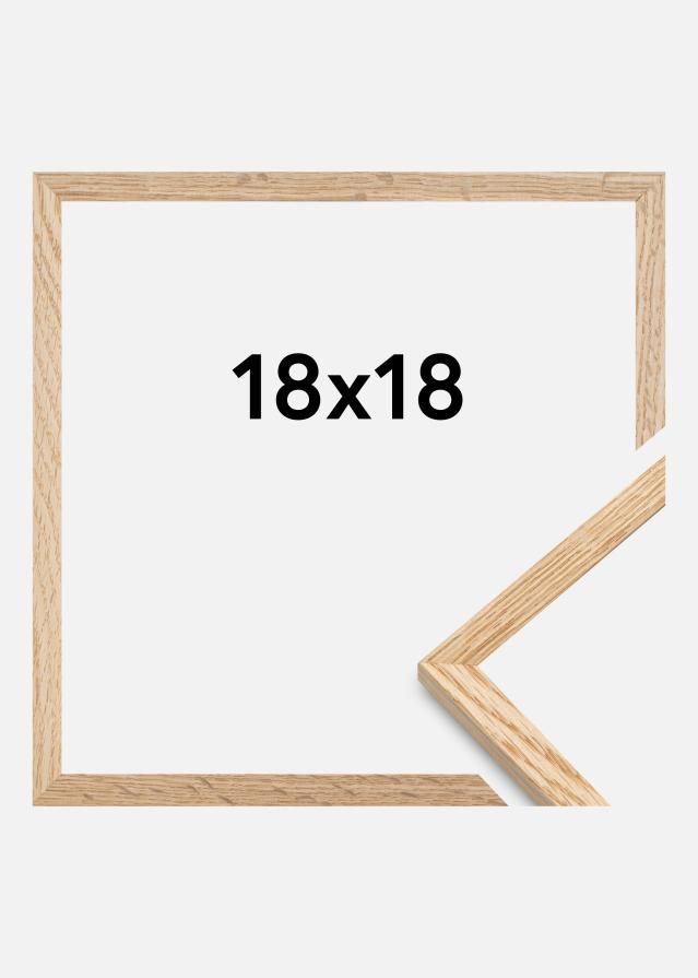 Fotolijst Smal Eikenhout Acrylglas 18x18 cm