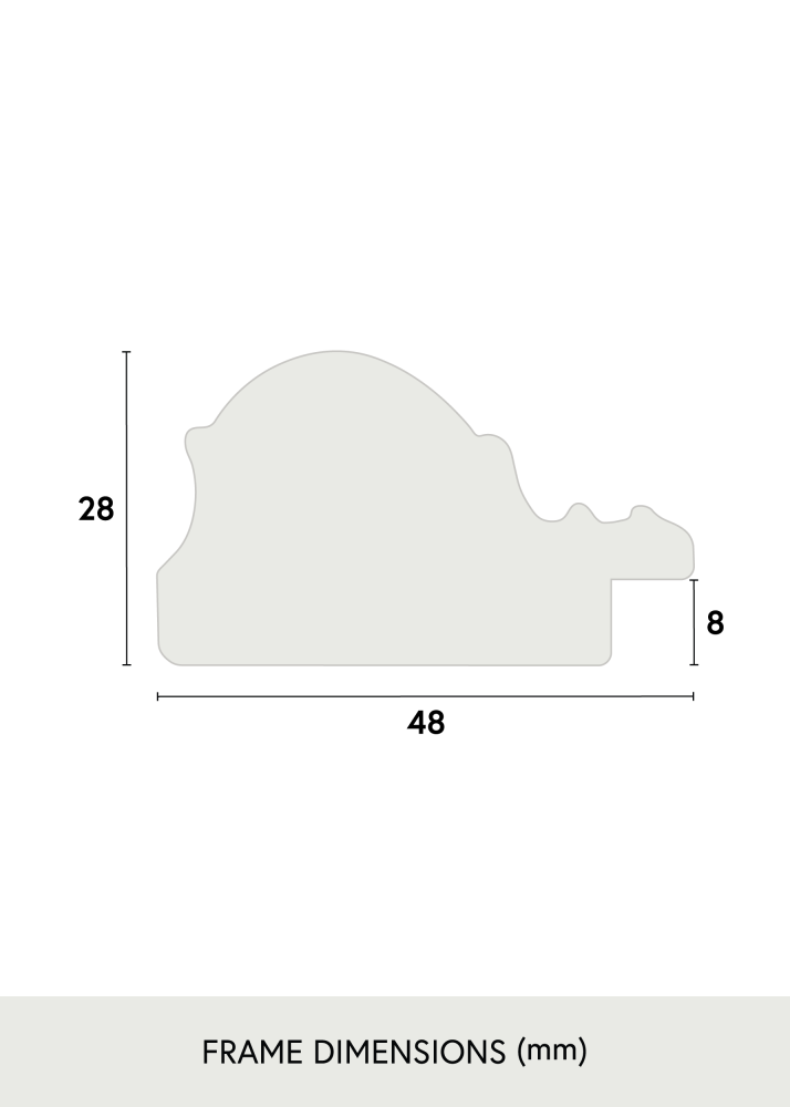 Fotolijst Old Retro Acrylglas 40x50 cm