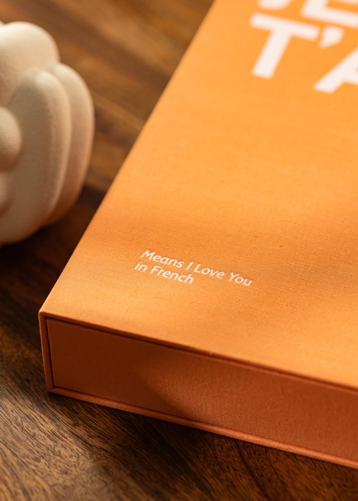 KAILA JE T'AIME - Coffee Table Photo Album (60 Zwarte zijden)