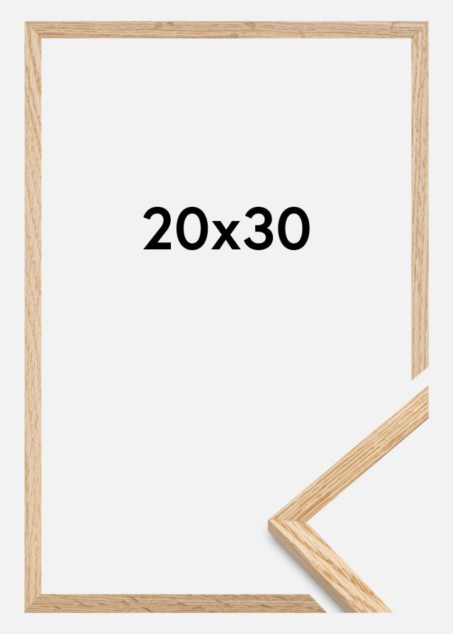 Fotolijst Smal Eikenhout Acrylglas 20x30 cm