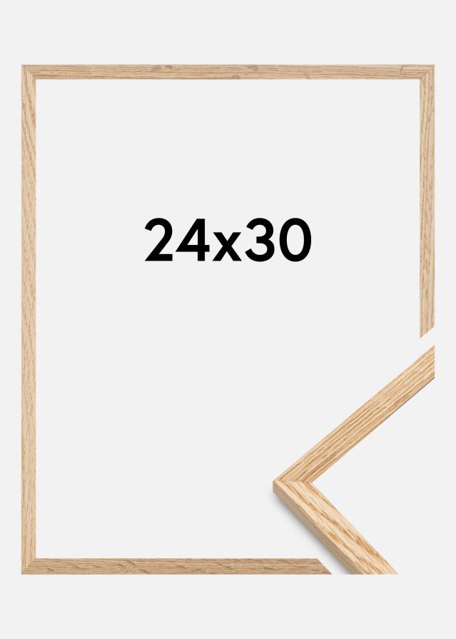 Fotolijst Smal Eikenhout Acrylglas 24x30 cm