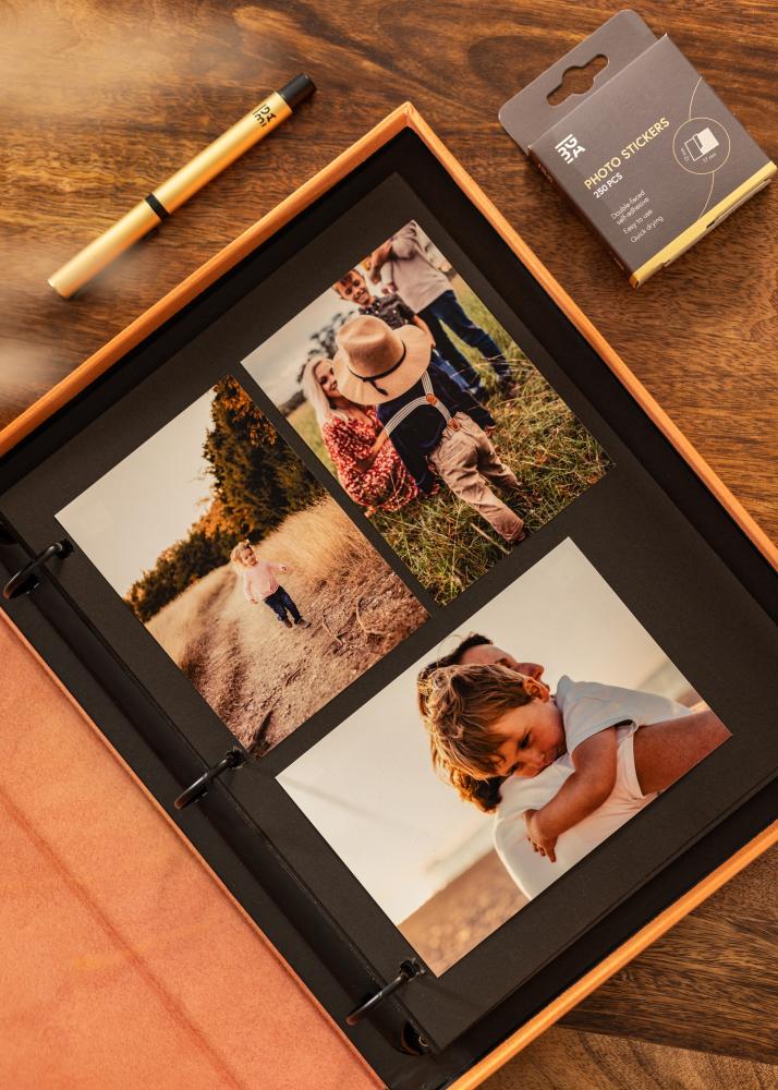 KAILA JE T'AIME - Coffee Table Photo Album (60 Zwarte zijden)