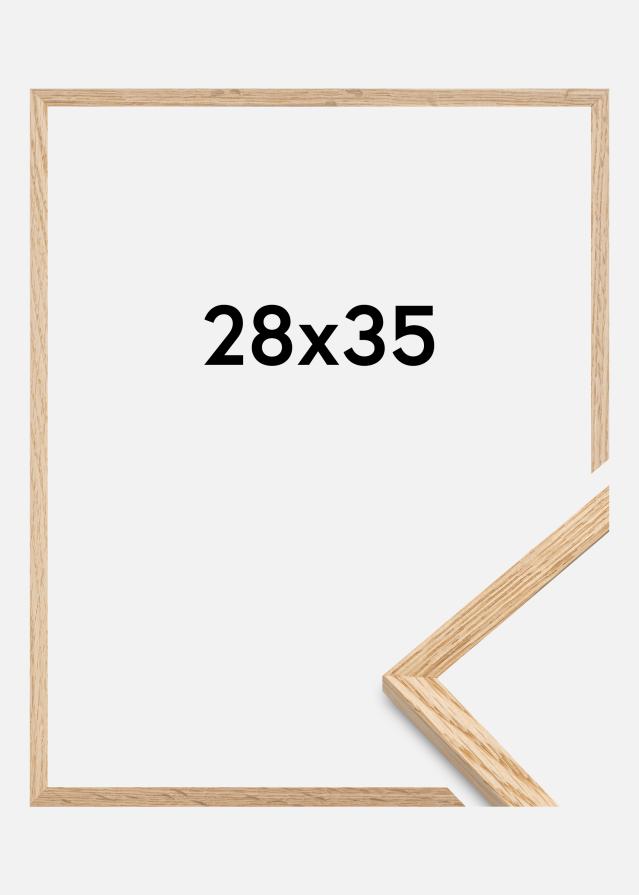 Fotolijst Smal Eikenhout Acrylglas 28x35 cm