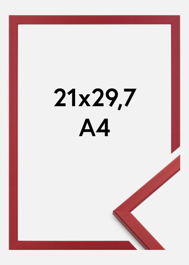 Fotolijst Edsbyn Acrylglas Rood 21x29,7 cm (A4)