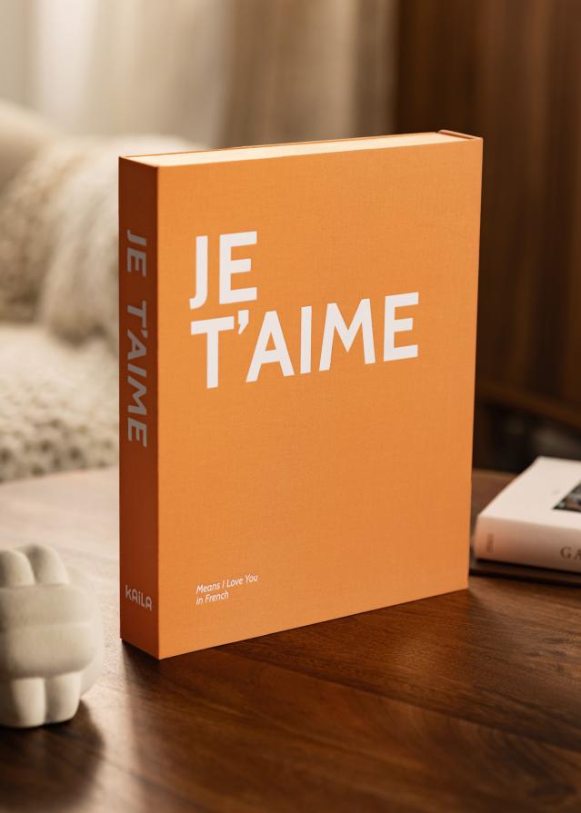 KAILA JE T'AIME - Coffee Table Photo Album (60 Zwarte zijden)