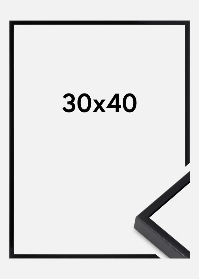 Aluminium fotolijst Acrylglas Zwart 30x40 cm