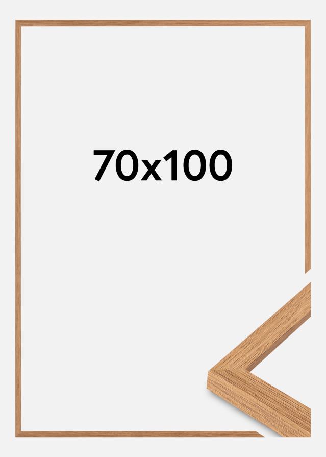 Fotolijst Modern Acrylglas Teak 70x100cm