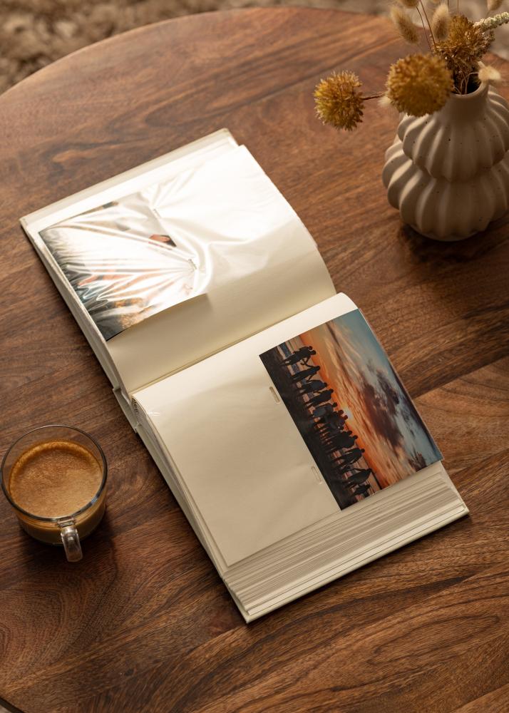 Memories Linnen Album Lichtgrijs - 200 foto's van 10x15 cm