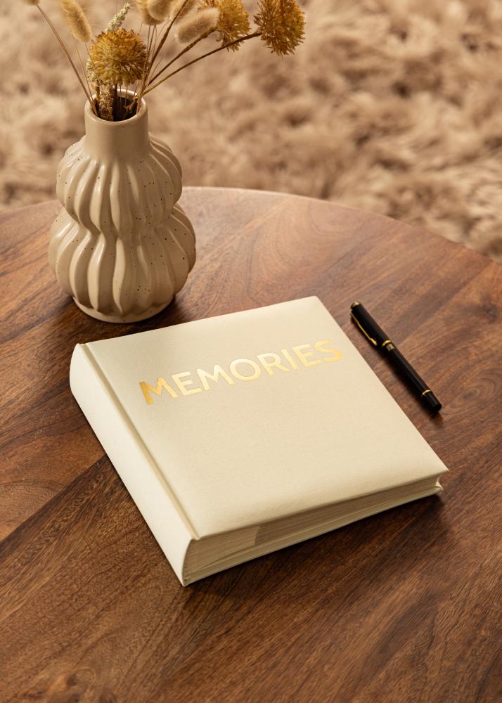 Memories Linnen Album Lichtgrijs - 200 foto's van 10x15 cm