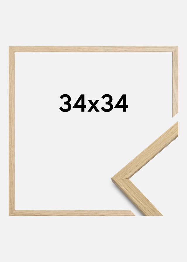 Fotolijst Edsbyn Acrylglas Eikenhout 34x34 cm