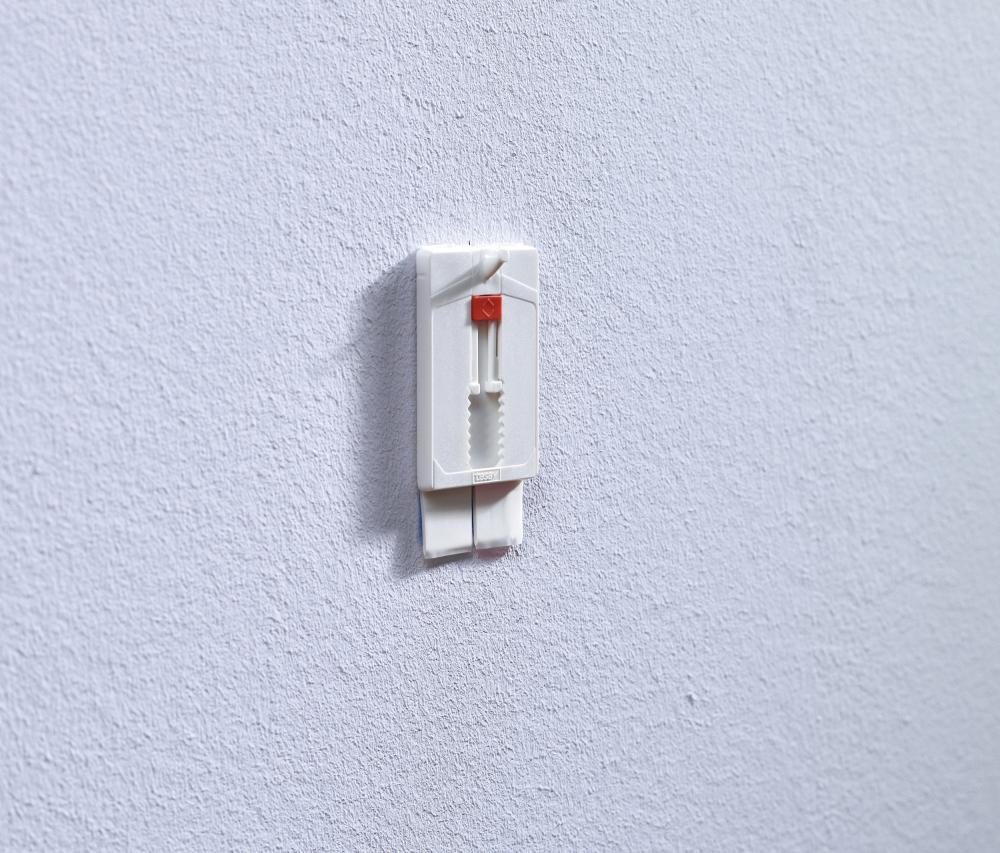 Tesa - Verstelbare zelfklevende spijker voor alle soorten muren (max 2x2kg)