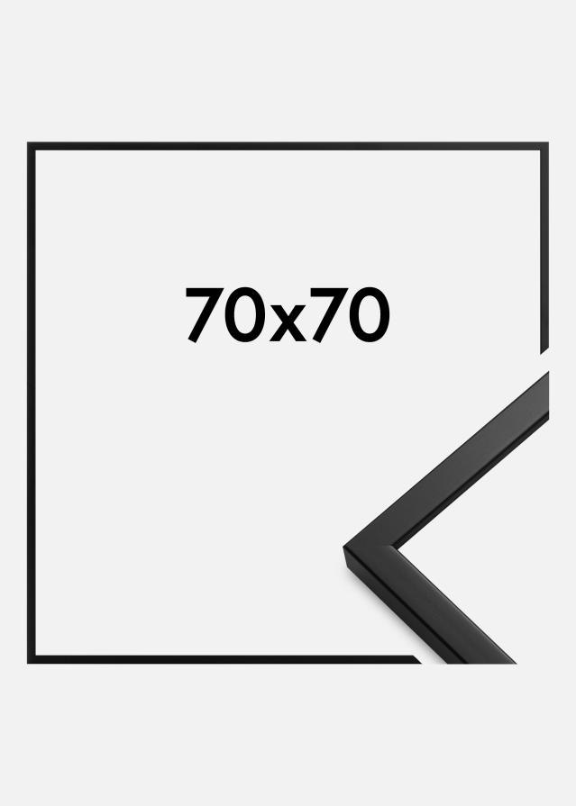 Fotolijst Oslo Acrylglas Zwart 70x70 cm