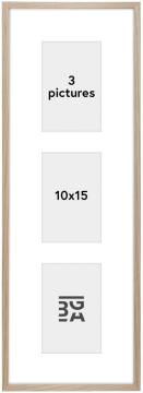 Edsbyn Collagelijst I Eikenhout - 3 Foto's (10x15 cm)
