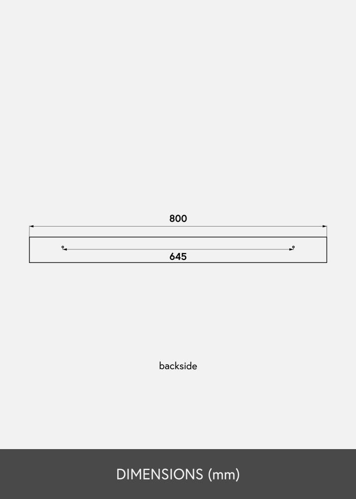 KAILA Fotoplank Bamboe 80 cm