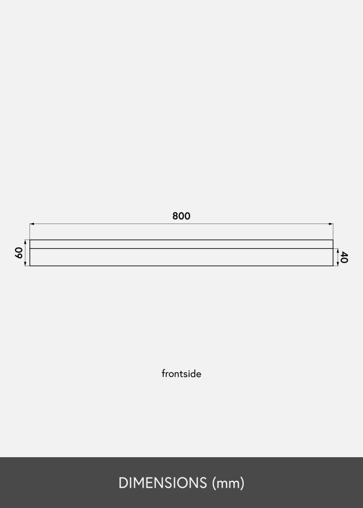 KAILA Fotoplank Bamboe 80 cm