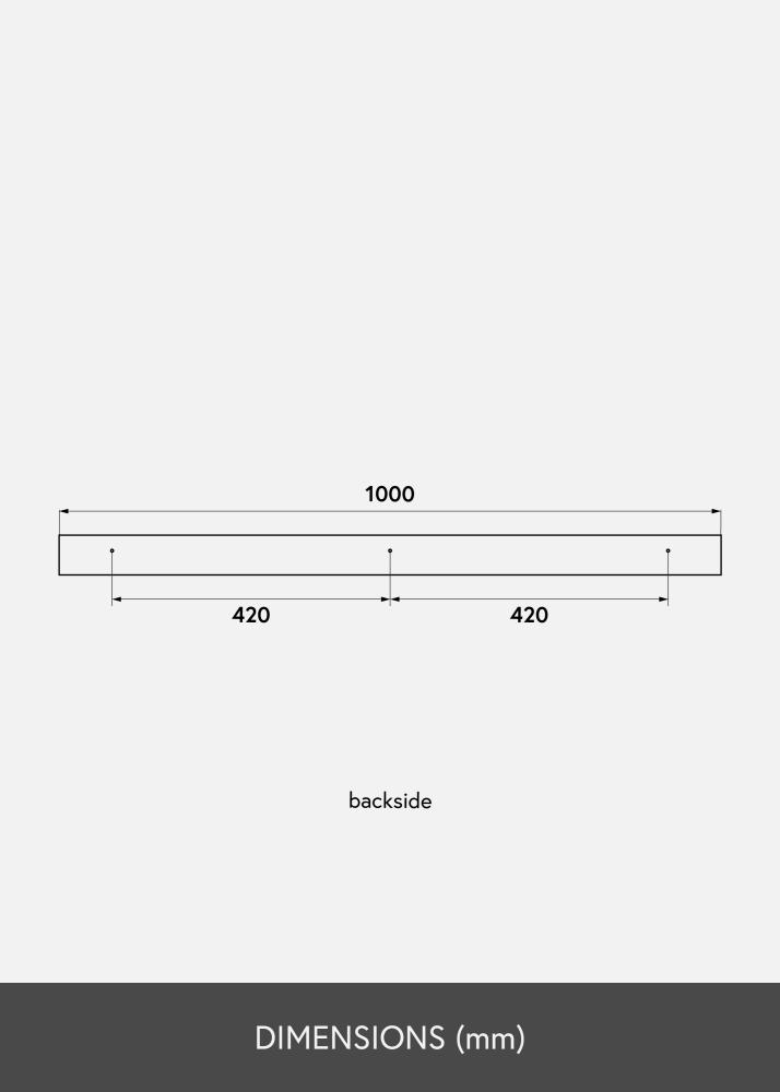 KAILA Fotoplank Bamboe 100 cm