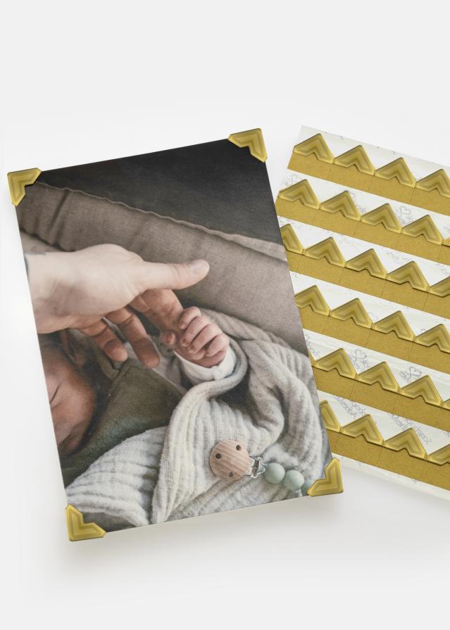 3L Creative Photo Corners Goud - 108 st.