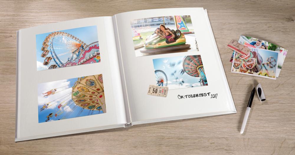 Monza Album Zelfklevend Wit - 25x30 cm (30 zijden)