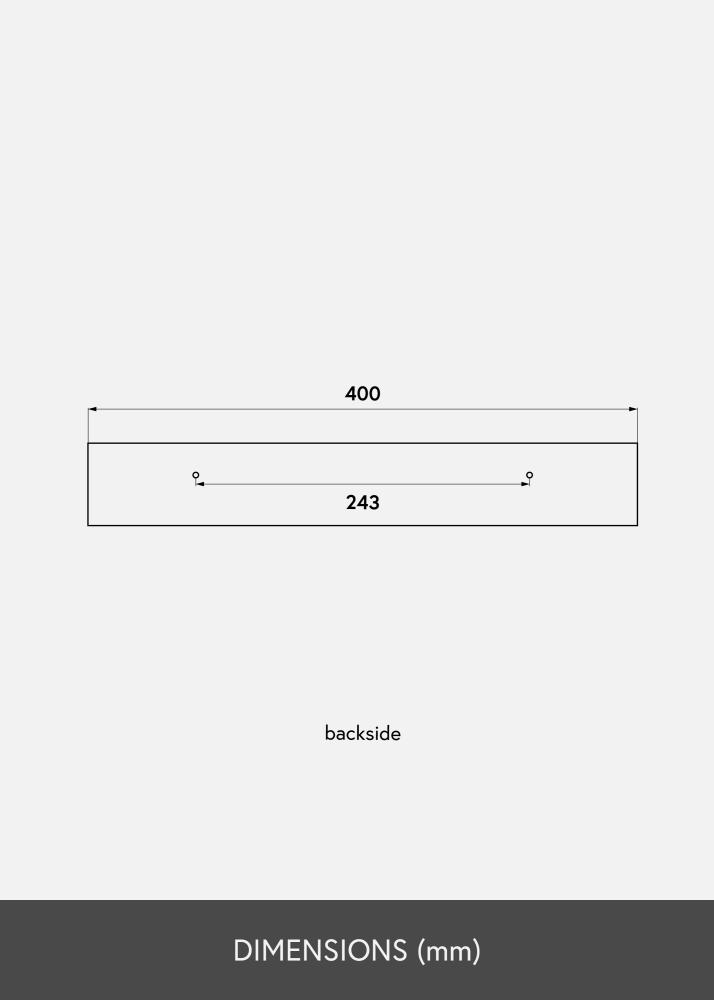 KAILA Fotoplank Bamboe 40 cm