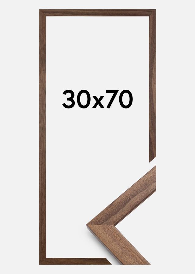 Fotolijst Stilren Acrylglas Walnoot 30x70 cm