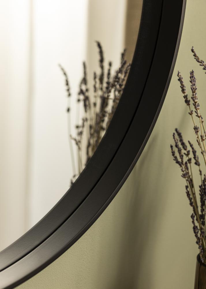 Spiegel Reflection Zwart 70 cm Ø