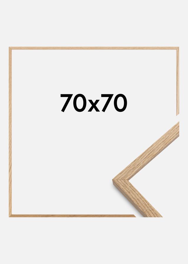 Fotolijst Oslo Acrylglas Eikenhout 70x70 cm