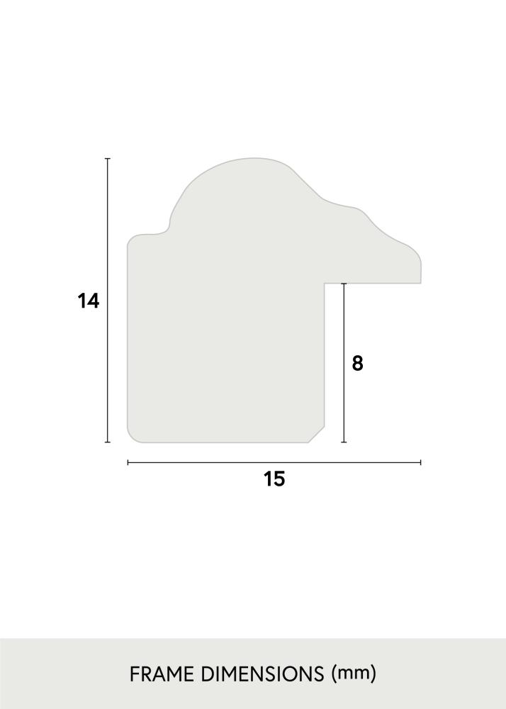 Fotolijst Horndal Acrylglas Walnoot 29,7x42 cm (A3)