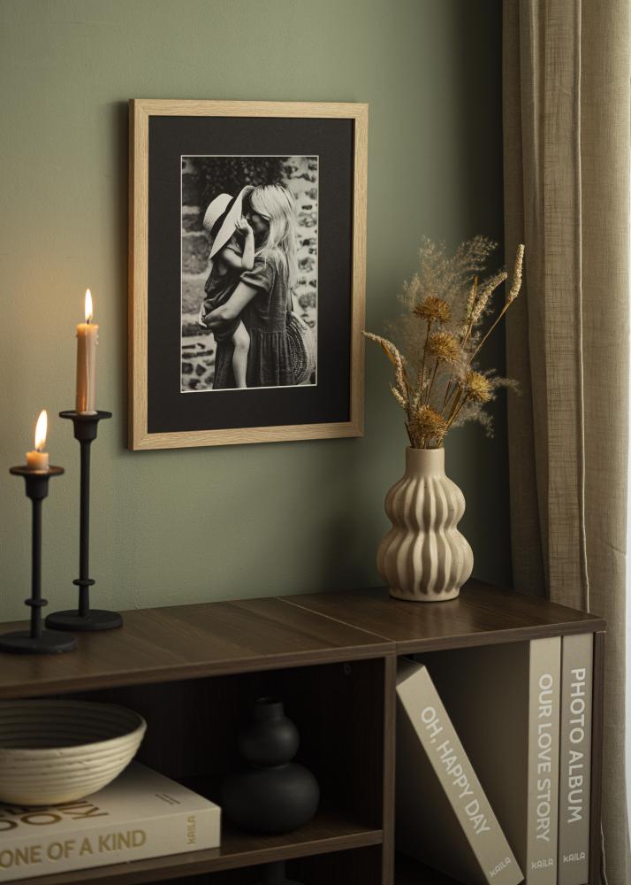 Passe-partout Canson Zwart (Witte kern) 40x50 cm (29x39)