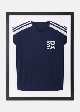 Fotolijst Jersey Box Acrylglas Zwart/Wit 60x80 cm