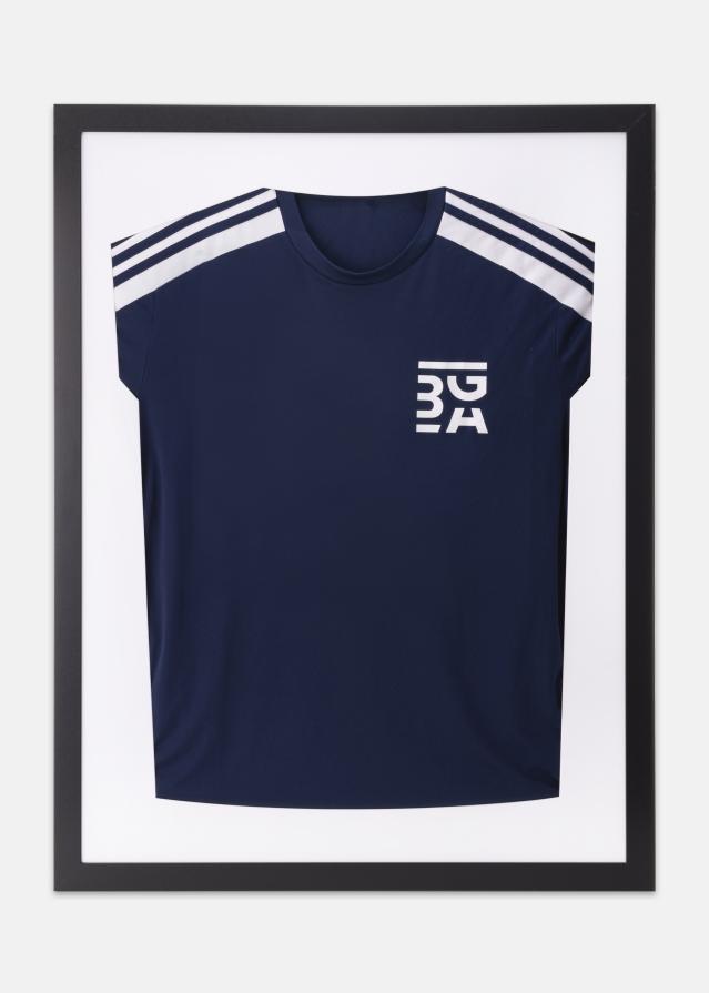 Fotolijst Jersey Box Acrylglas Zwart/Wit 60x80 cm