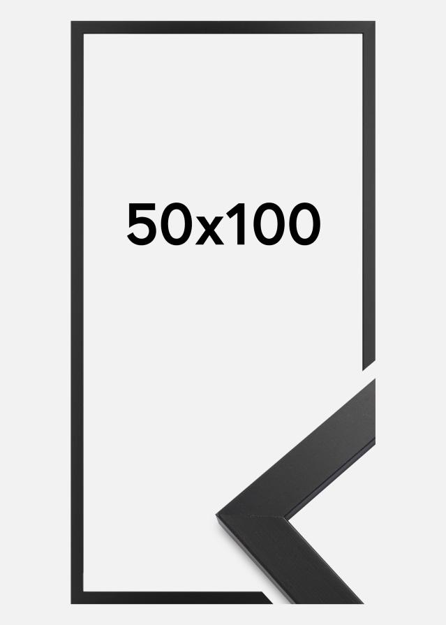 Fotolijst Black Wood Acrylglas 50x100 cm