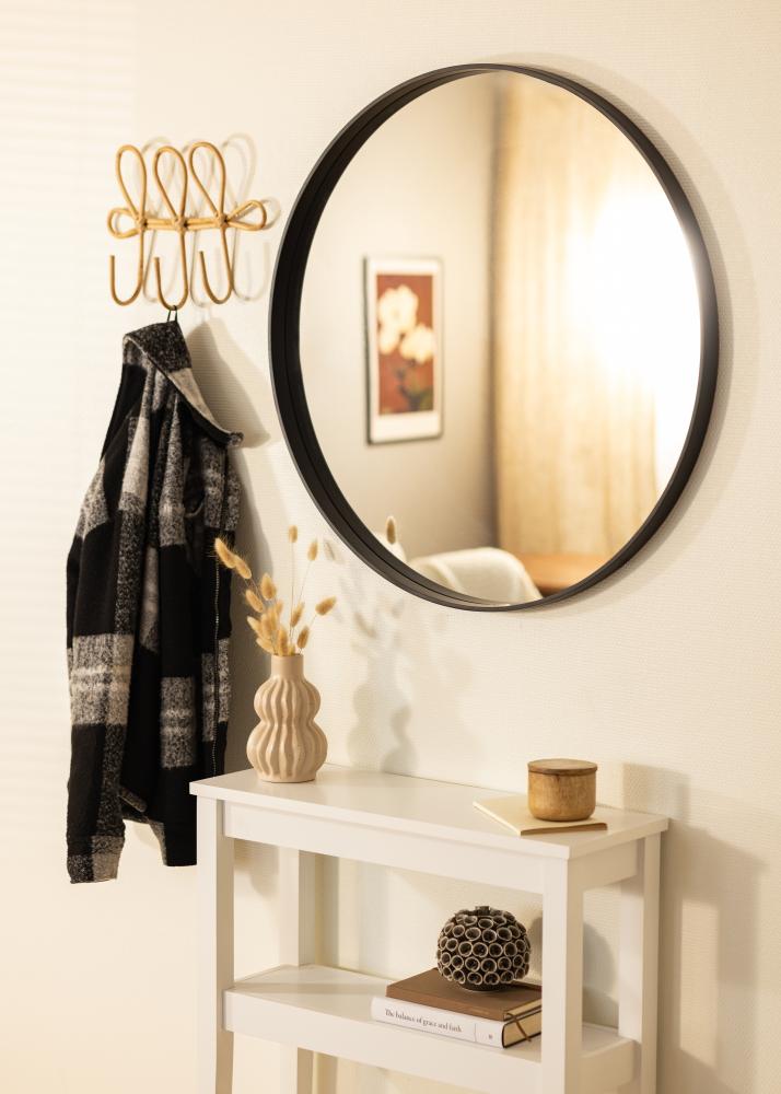 Spiegel Reflection Zwart 80 cm Ø