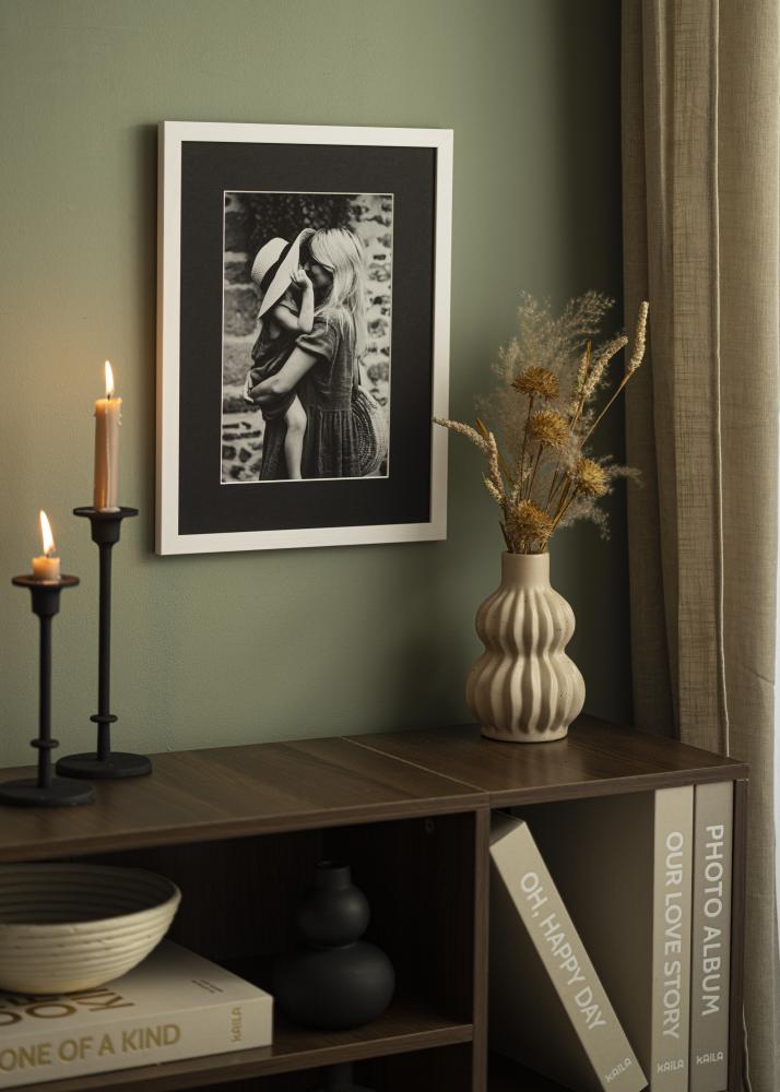 Passe-partout Canson Zwart (Witte kern) 40x50 cm (29x39)